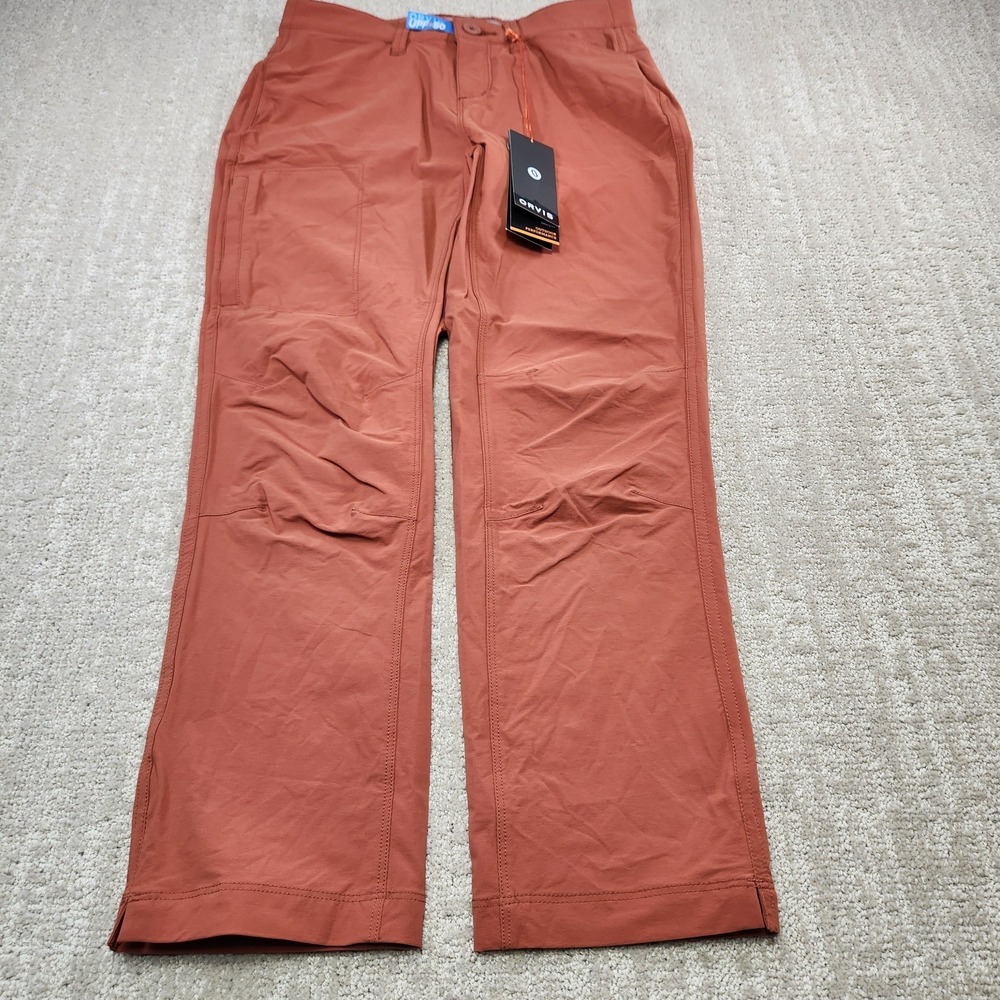 Orvis Pants Women 0 Jackson Turbo Quick Dry Capri Rust Elastic Waist NEW Outdoor